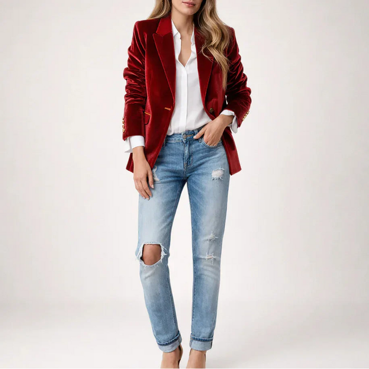 Eloura™ - Passande Sammetskavaj