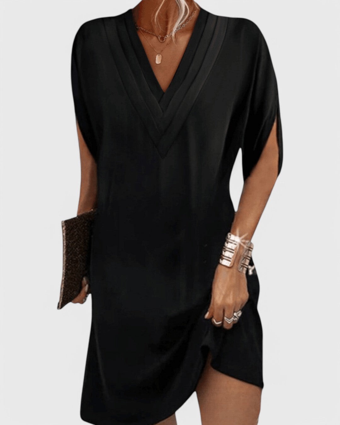 Thea™ - Elegant Flatterande Vardagsklänning