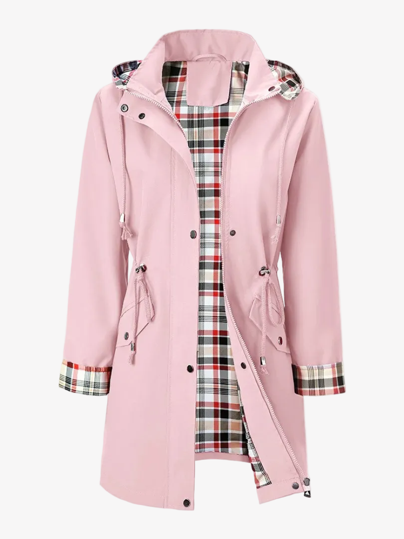 Loria™ - Vattentät Jacka med Rutigt Foder