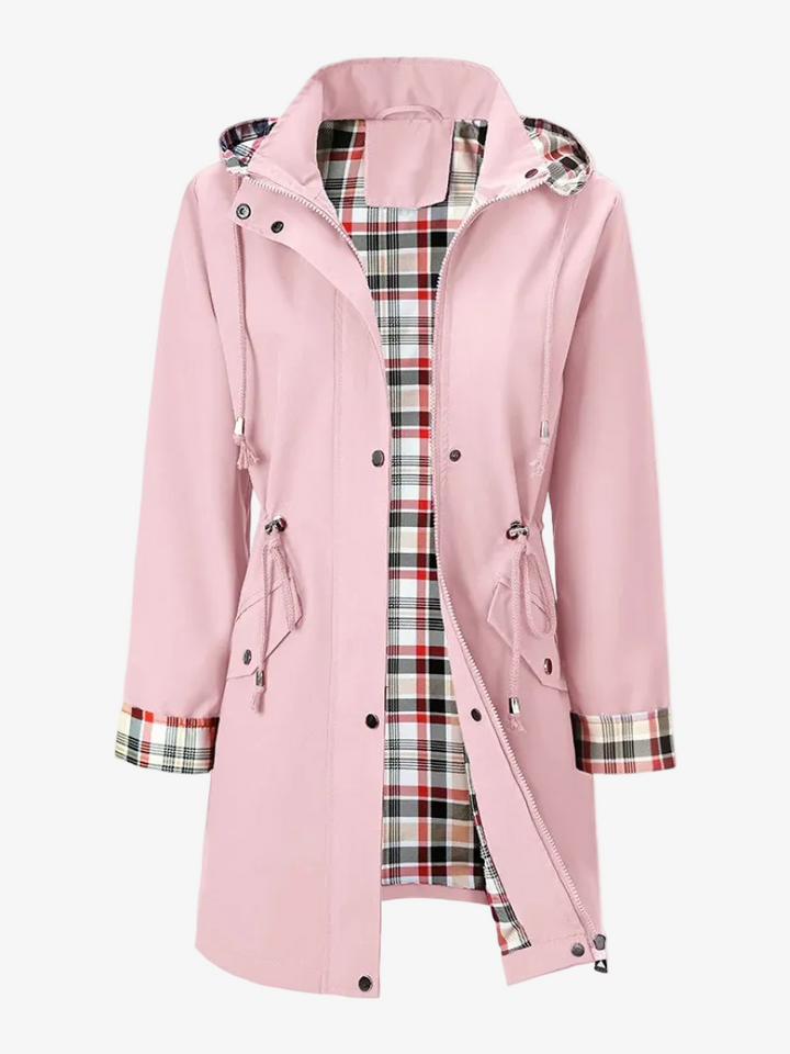 Loria™ - Vattentät Jacka med Rutigt Foder