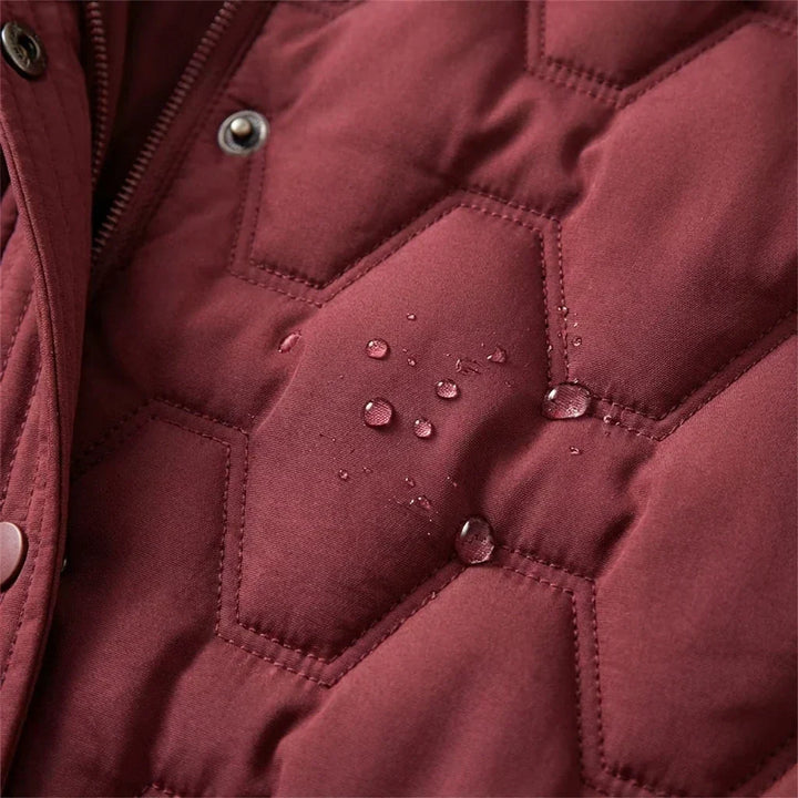 Cherry™ - Lång Dunjacka med Huva